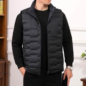 
Men's thick coat spring, autumn and winter new 98401712 trendy brand collar with two cotton clothes casual Baili men's style