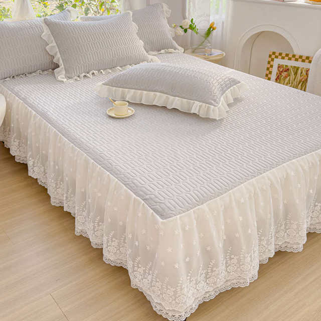 Category A maternal and infant grade latex mat bed skirt three-piece summer machine washable naked sleeping air-conditioned soft mat 1.5/1.8