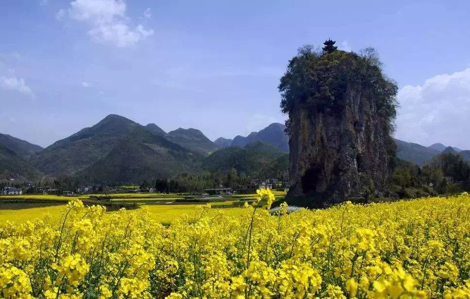 清江石柱观图片