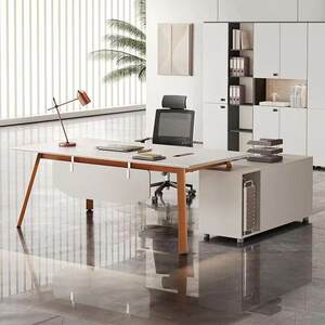 
Supervisor Office Desk General Manager Female Boss Large-Standard President Simple Modern Designer Table and Chair Combination Furniture
