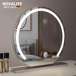 German Voice-Controlled Led Makeup Mirror with Lights, Desktop Smart Home Simple Design for Master Bedroom, Popular Online