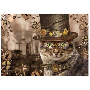 
Schmidt steampunk cat dog 1000 pieces Schmidt German imported puzzle adult decompression toys