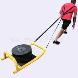 Fitness Push-Pull Sled for Explosive Power, Track and Field Weight-Bearing Running, Resistance Training, Energy Personal Training Equipment, Sled