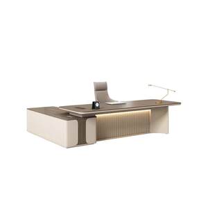 
Light luxury and elegant general manager executive desk boss desk president desk simple modern manager office combination table and chair furniture