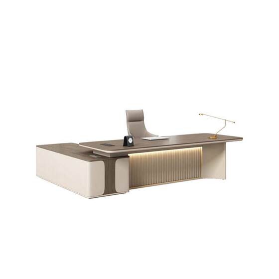 
Light luxury and elegant general manager executive desk boss desk president desk simple modern manager office combination table and chair furniture