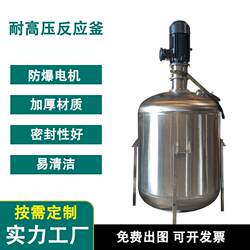 Laundry Detergent Cream Stainless Steel Reactor, High-Pressure Resistant, High-Temperature Resistant, Corrosion-Resistant Material, Thick Multi-Functional Mixing Equipment