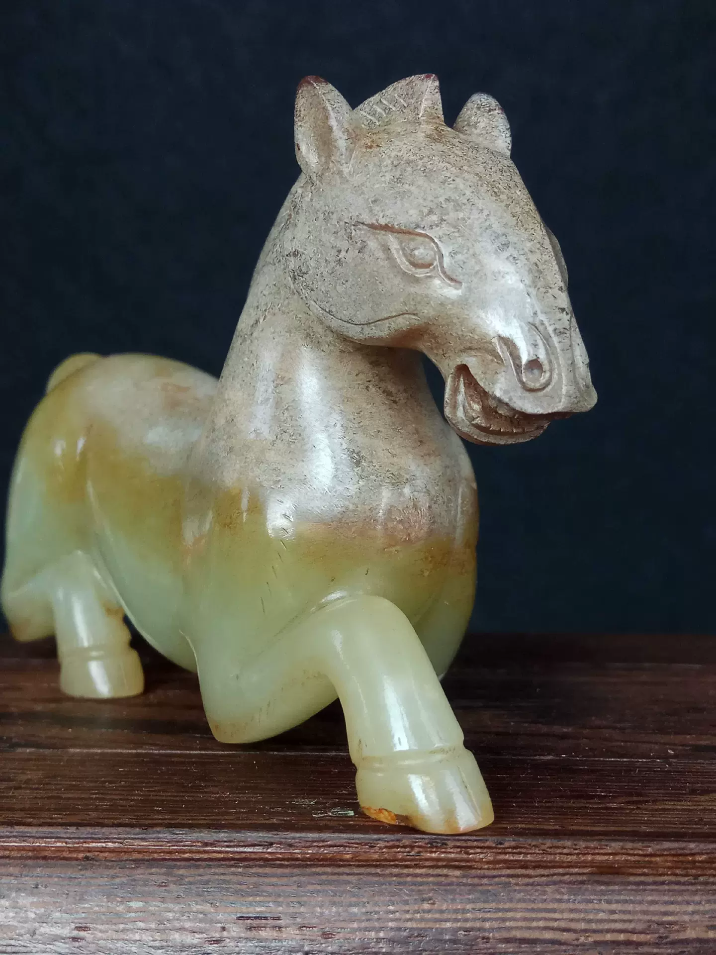 中国 古玩 鳥型緑玉 中国 古玩 鳥型緑玉