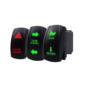 
ATV UTV Turn signal fault light speaker harness kit Rocker switch flash relay