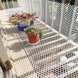 Balcony protective net, anti-theft window, sun-drying, leak-proof grid pad, plastic grid, window sealing, cat pet guardrail, Qicheng