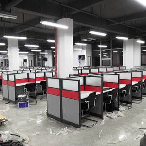 
Changzhou style XMHC-01 simple office furniture board workstation staff desk single 4-person screen computer office