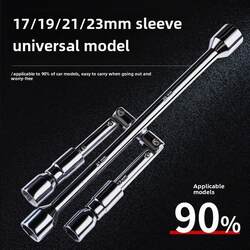 1719 Car Tire Wrench, Foldable Cross Socket, Portable Disassembly and Repair Tool, Tire Changing Wrench