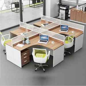 
Office furniture office desk combination employee position simple modern combination screen card desk L-shaped office desk