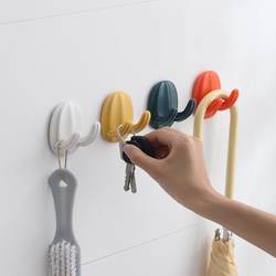 Cactus bathroom hole punching seamless hook sticky hook