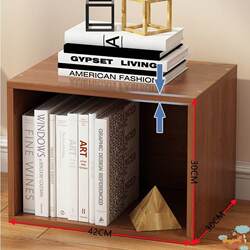 Single-Compartment Free Combination Bookcase, Grid Cabinet, Living Room Wall-Mounted Storage Cabinet, Desktop Storage Cabinet, Bookshelf, Simple Storage Rack