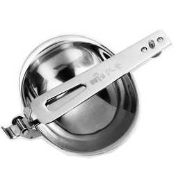 OUT-D picnic cooker, outdoor stainless steel folding spoon, camping travel tableware, portable spoon