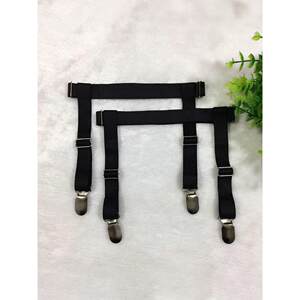 
Official flagship store genuine shirt clip thigh non-slip garter calf anti-fall leg ring sock clip jk formal wear