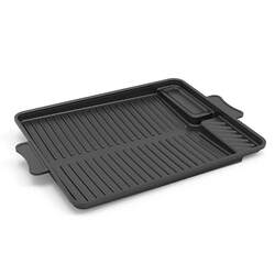 Square Grill Pan for Home Use, Non-Stick Marble Grill Pan, Portable Stove for Outdoor Barbecue, Smokeless Coating Grill Pan, Korean Style