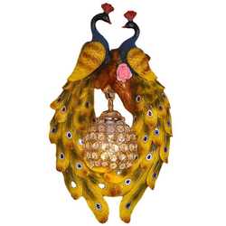 Decoration European style living room wholesale glass creative wall hanging entrance wall lamp lamp peacock wall corridor aisle