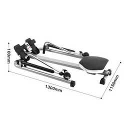 Household folding silent single and double pole hydraulic rowing machine rowing machine trainer home fitness equipment