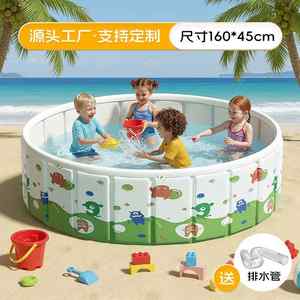 
Ready-made installation-free stacked bathtub household rectangular bathtub baby bathtub children's bathtub baby bathtub