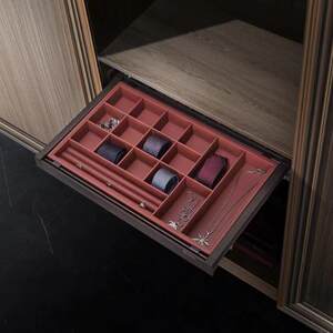 
Retractable wardrobe treasure box jewelry jewelry classification lattice drawer cloakroom storage Duobao drawer accessories