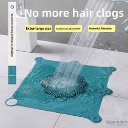 Bathroom Hair Filter Net, Toilet Drain Filter, Kitchen Anti-Clogging and Anti-Insect Floor Drain Sticker