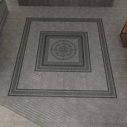 New Chinese-Style Courtyard Floor Tiles 600X600, Stone Tiles with a Square Pattern, Thickened for Villa Gardens and Yards