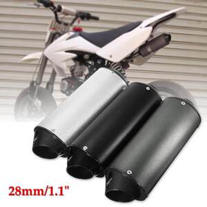 
Motocross ATV ATV Modification Motocross 28/32/38MM Fish Mouth Exhaust Pipe Bottle tail section disinfection