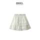 Lace fluffy cake short skirt for women in autumn new large size fat mm high waist slim small a-line gauze skirt 98060