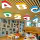 
Amusement park creative children's clothing kindergarten bedroom mother and baby equipment classroom chandelier shop chandelier lamp led suction alphanumeric