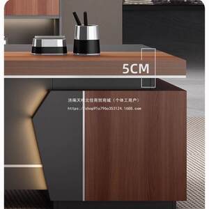 
Boss table, president table, office desk and chair combination office furniture, simple, modern and fashionable executive desk, manager's room table