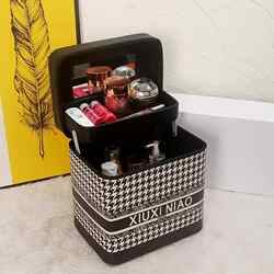 Cosmetic Bag for Women, Portable, Trendy 2026 New Model, High-End, Super Popular Storage Box, Handbag, Multifunctional, Large Capacity