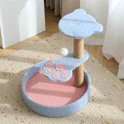 Cat Climbing Frame for Home Use, Cat Jumping Platform, Small Kitten Toys and Supplies, Cat Scratching Post, Suitable for Small Spaces, Space-Saving