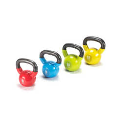 Kettlebell fitness household men's 15/20kg plastic dipped dumbbell fitness equipment 40 pounds women's competitive cast iron kettle