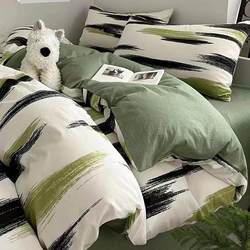 Quilt set, a complete set of eight pieces, thickened winter quilt core set, cotton quilt, single bedding