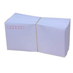 Western-style white envelope philatelic first day cover DL5 size 11-22 cm upper opening triangle cover thickened paper
