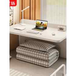 Folding Computer Desk for Bed, Dormitory Bedside Hanging Desk for College Students, Lazy Hanging Small Table