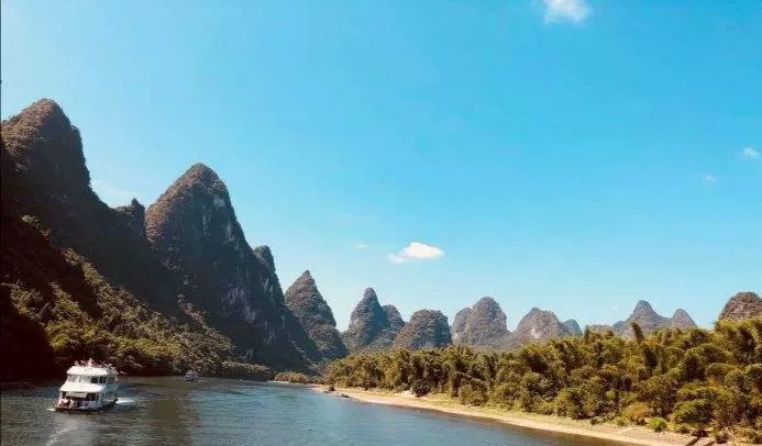 磨盘山旅游码头图片