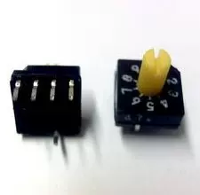 日本FUJISOKU进口数字编码开关4:1编码器0- 9位8421正码带黄色柄