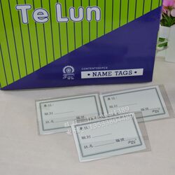 Hot-Selling Thickened Badge Pin, Transparent Clip Id Card Holder, Work Id Card Holder with Pin and Clip, Name Tag