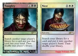 ホットセール MTG Naughty / Nice 英語1枚 マジック：ザ・ギャザリング