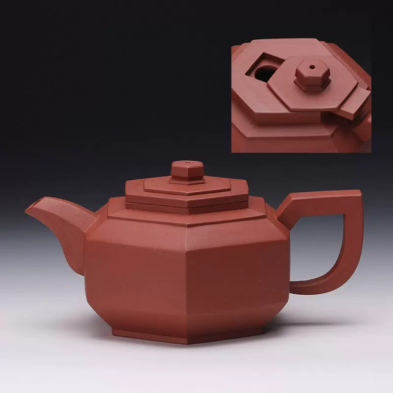 宜兴手工紫砂茶壶底槽青泥全手工雪华抽盖壶民间艺人制作