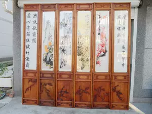 古董木雕屏风- Top 100件古董木雕屏风- 2024年3月更新- Taobao