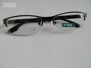 
Black fashion half-frame plate with metal frame business glasses can be matched with myopia reading glasses exquisite men and women