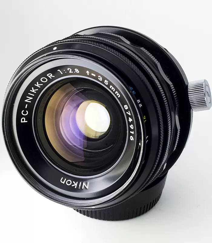 收藏成色Nikon Nikkor Non-AI 35mm f2.8 PC移轴镜头原装桶盖-Taobao