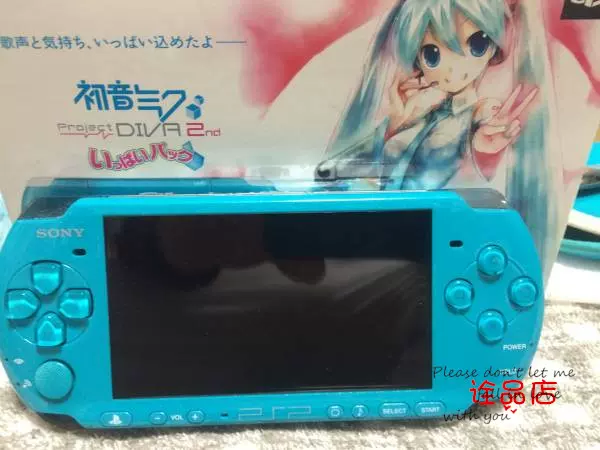 PSP 初音未來Project DIVA-2nd 限定版主機同捆版PSP3000-Taobao
