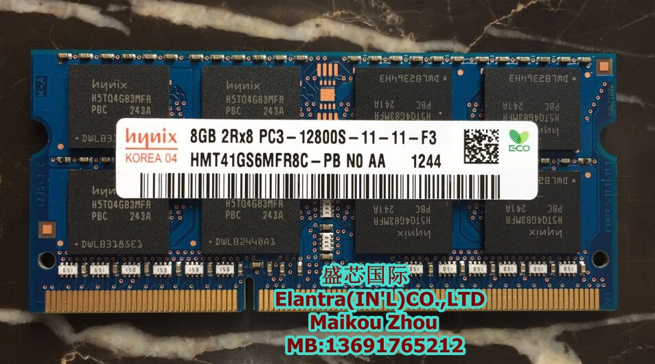  ̴н DDR3 8G 1600 PC3-12800S Ʈ ޸ ǥ  1.5V-