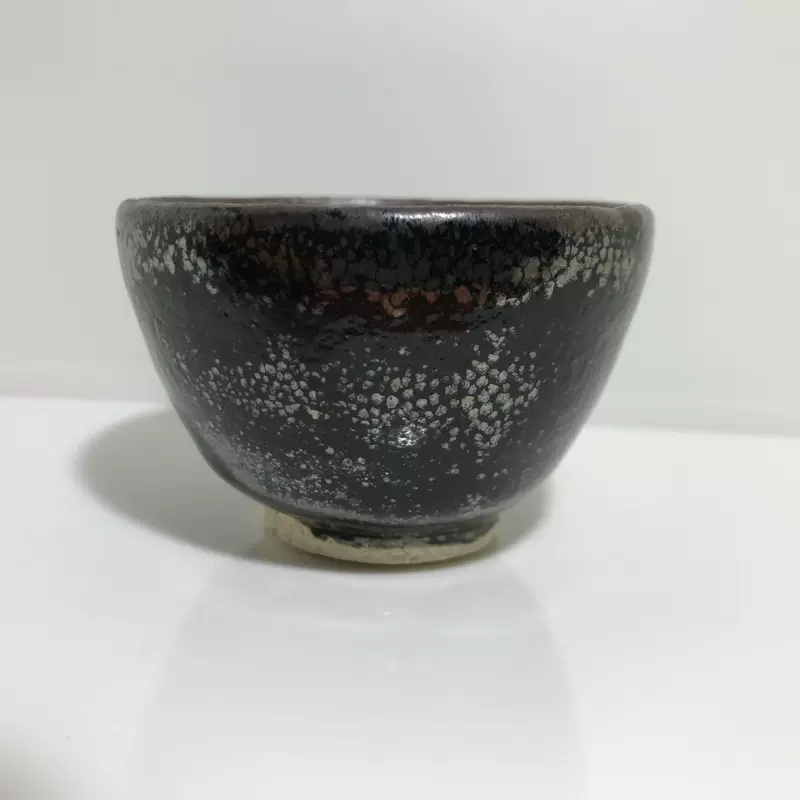 木村盛和铁铜釉窑变天目杯漏釉67x43mm-Taobao