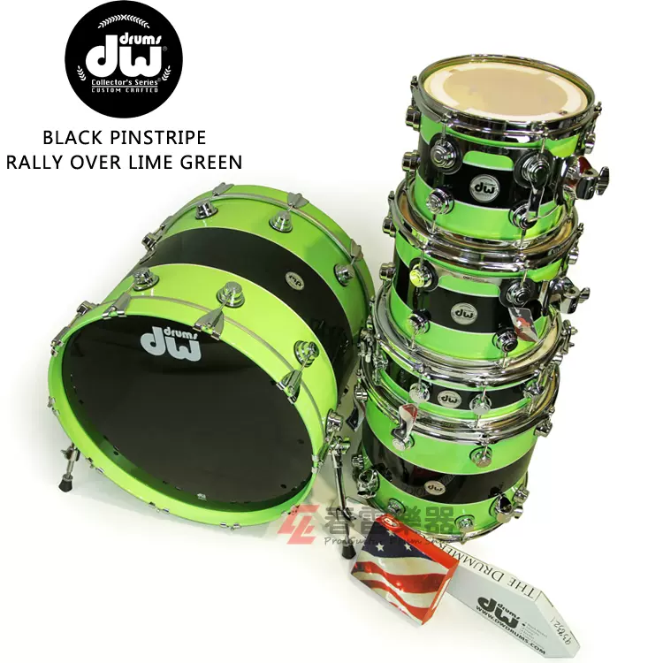 春雷乐器 dw collectors 收藏家系列 手绘外观 定制5鼓 6鼓