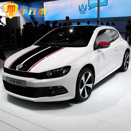 Suitable for Volkswagen Scirocco GTS Golf POLO car stickers, vehicle hood modification, body customization, latte art